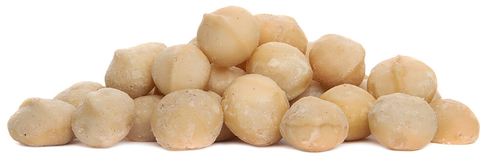 Makadamové ořechy natural BIO - z boku